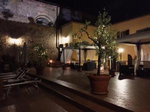 Patio nebo venkovní prostory v ubytování Hotel San Lino