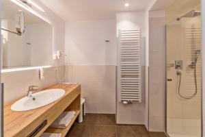 Koupelna v ubytování Hotel Moritz