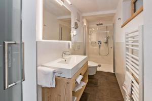 Koupelna v ubytování Hotel Moritz
