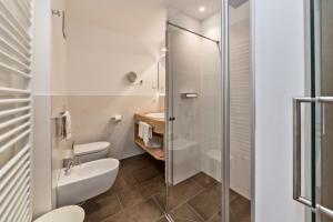 Koupelna v ubytování Hotel Moritz