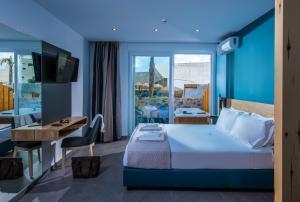 Posteľ alebo postele v izbe v ubytovaní Infinity Blue Boutique Hotel & Spa - Adults Only