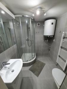 Kúpeľňa v ubytovaní Small Apartments Denisa Business