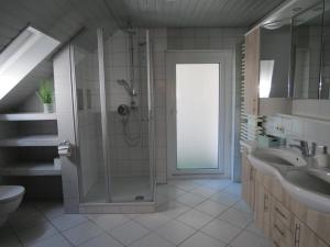 Koupelna v ubytování Ferienwohnung am Gässle