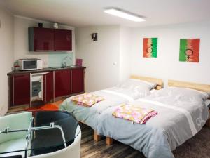 Kuchyň nebo kuchyňský kout v ubytování Millenium Inn Ferienwohnung Top 2 + 18 fotografií