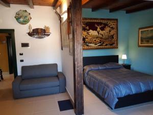 Agriturismo Papyrus客房内的一张或多张床位