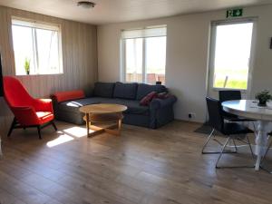 Mosas cottages的休息区