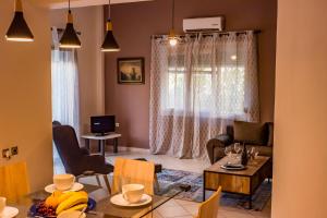 A seating area at ANAFIS COMFORT
