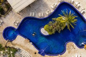 an overhead view of a swimming pool at Miramare Sea Resort & Spa in Ischia