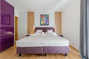Giường trong phòng chung tại Villa Vesna +38 ảnh