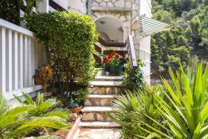 Vonkajšia záhrada v ubytovaní Villa Smokvina