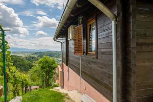 a house with a view of the mountains at Hygge Hill in Krapinske Toplice