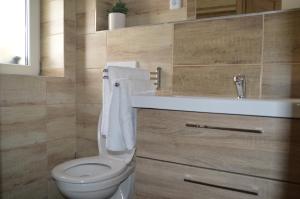 Kúpeľňa v ubytovaní Apartmány Máchovo jezero