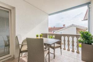 Balkón nebo terasa v ubytování Apartments Vila DK