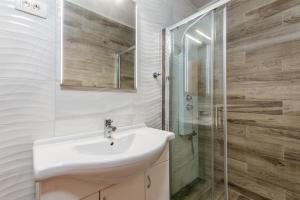 Koupelna v ubytování Apartments Vila DK
