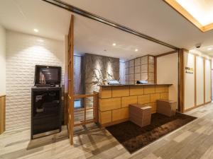 Kuchyň nebo kuchyňský kout v ubytování Super Hotel Anan Tomioka