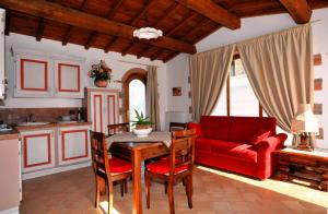 Χώρος καθιστικού στο Agriturismo Santa Veronica