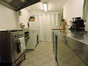A kitchen or kitchenette at the green home