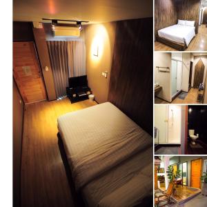 a hotel room with a bed and a living room at Baan Keang Chon Ayutthaya บ้านเคียงชล อยุธยา in Phra Nakhon Si Ayutthaya +64 photos