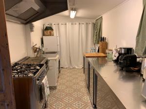 A kitchen or kitchenette at the green home