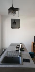Kuchyň nebo kuchyňský kout v ubytování Apartments Perina