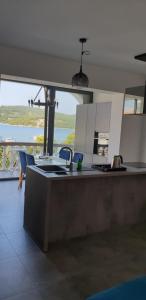 Kuchyň nebo kuchyňský kout v ubytování Apartments Perina