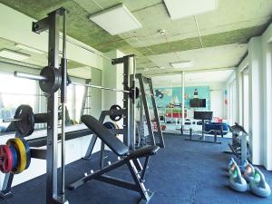 Posilňovňa alebo fitness centrum v ubytovaní Villa Rasmus