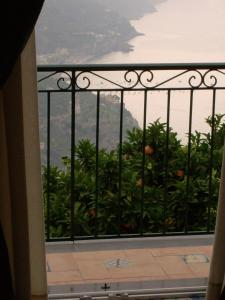 a balcony with a view of a tree at Hotel Parsifal - Antico Convento del 1288 in Ravello