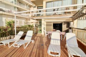 Balkón nebo terasa v ubytování Appartement Salou LOCARMAR - Toni Brusseles