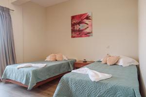 A bed or beds in a room at Ale&Ana studios