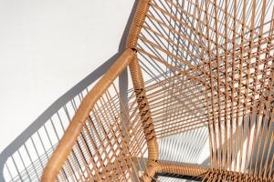 a close up of a metal structure at Mykonian Mews Luxury Suites in Psarou