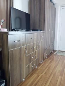 Televiisor ja/või meelelahutuskeskus majutusasutuses Small guest house