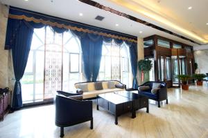 O zonă de relaxare la Zhangye KAI RUI Hotel
