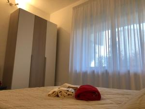 Posteľ alebo postele v izbe v ubytovaní Mare a KmZERO