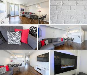 Posedenie v ubytovaní ORION Downtown Apartment by PinPoint