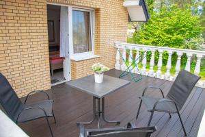 Balkón nebo terasa v ubytování Zielona Okiennica Chillout