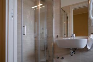 Koupelna v ubytování Magic Hotel