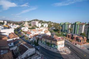 Widok na miasto Malaga z tego apartamentu