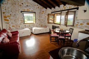 Zona de estar de Apartamentos Rurales Larrago