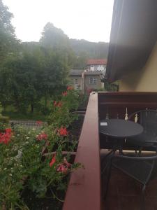 Výhľad na hory alebo výhľad na hory priamo z of the bed and breakfast