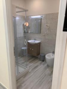 Koupelna v ubytování B&B In Centro