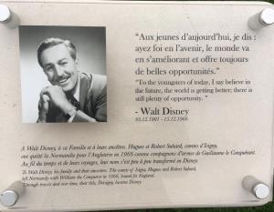a page of a document with a picture of a man at Villa kahlo Omaha Beach in Colleville-sur-Mer