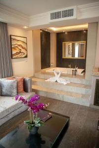 Ruang duduk di Hotel Ticuán