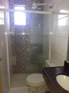 Koupelna v ubytování Hotel Aruba