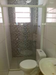 Koupelna v ubytování Hotel Aruba