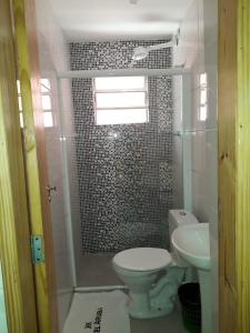 Koupelna v ubytování Hotel Aruba
