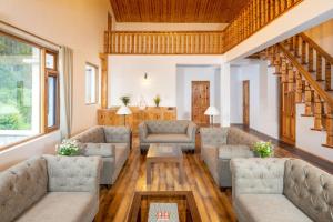 A seating area at Hotel Delfryn