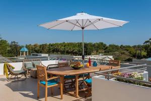 A balcony or terrace at Villa Patroklos
