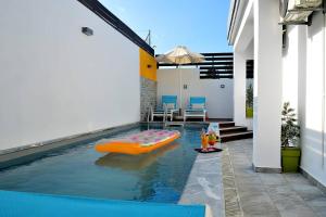 The swimming pool at or close to Villa Patroklos