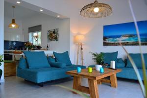 A kitchen or kitchenette at Villa Patroklos
