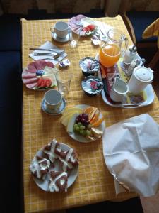 Penzion Pod Hrázíで提供されている朝食